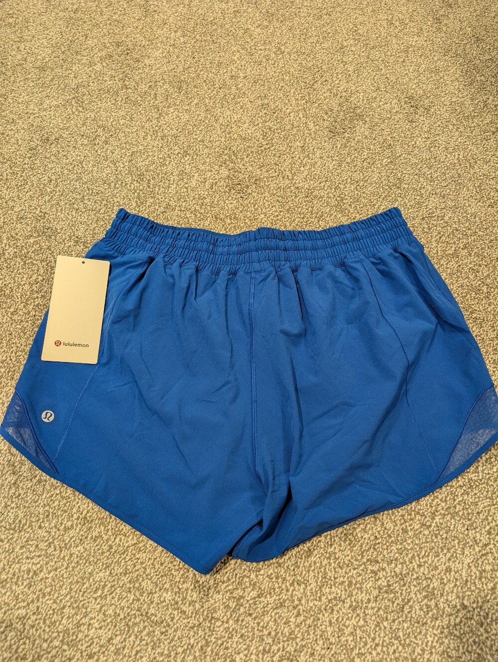 Lululemon Hotty Hot HR Shorts 4" Cerulean Blue Size 12